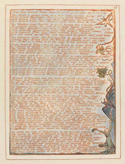 Jerusalem, Plate 13 by William Blake